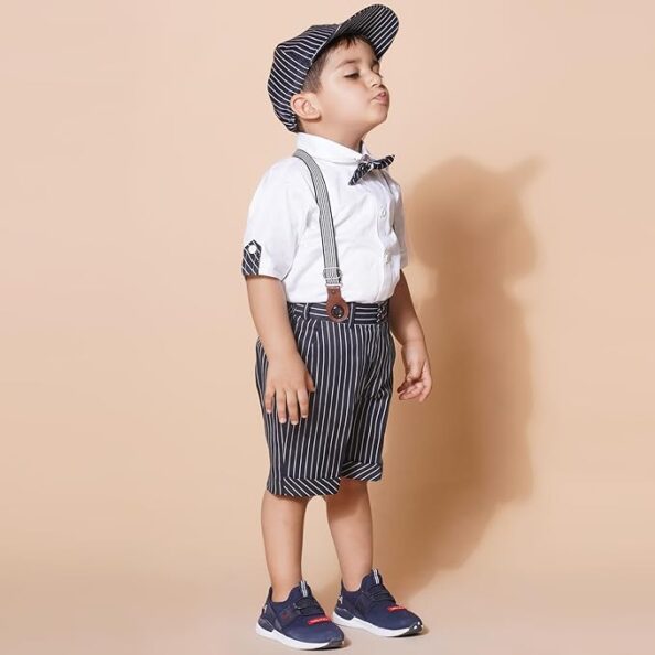 AJ DEZINES Kids Clothing Shirt Short Set For Boys - Image 2